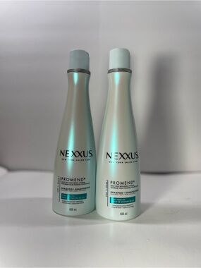 Nexxus ProMend Shampoo Flax Seed Oil Split End Repairing System 13.5oz 400ml X2